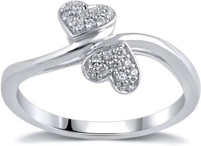 

Kiara Jewellery Silver Cubic Zirconia Rhodium Plated Ring