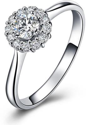 

Kiara Jewellery Rajvi Sterling Silver Ring, White