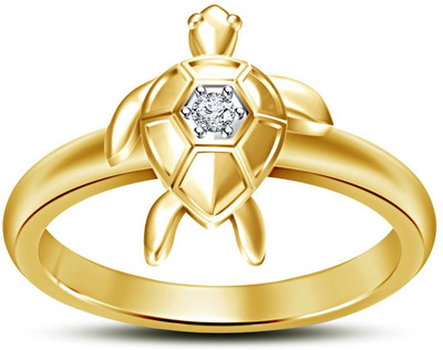 

Anopchand Tilokchand Jewellers Silver Cubic Zirconia Gold-plated Plated Ring