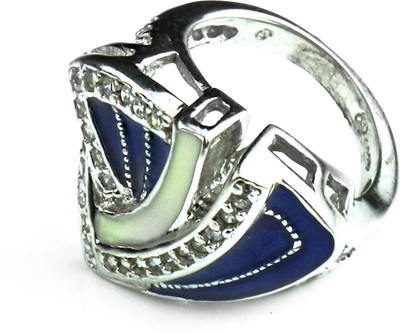 

Swank Silver Elegant Exclusive Sterling Silver Ring, Multicolor