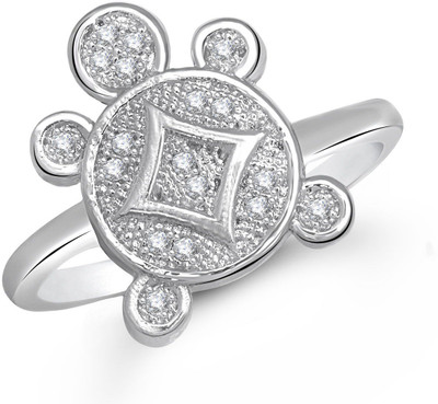 

Meenaz Alloy Cubic Zirconia Ring, White