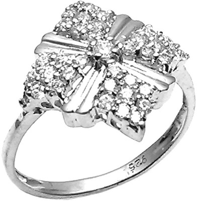 34% OFF on Jewel Craft Silver Cubic Zirconia Rhodium Plated Ring 34% OFF on Jewel Craft Silver Cubic Zirconia Rhodium Plated Ring