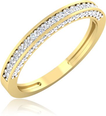 31% OFF on Forever Carat Radiant Symphony 14kt Diamond Yellow Gold ring