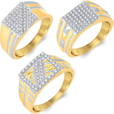 

Sukkhi Intricately Crafted Alloy Gold-plated Plated Ring Set