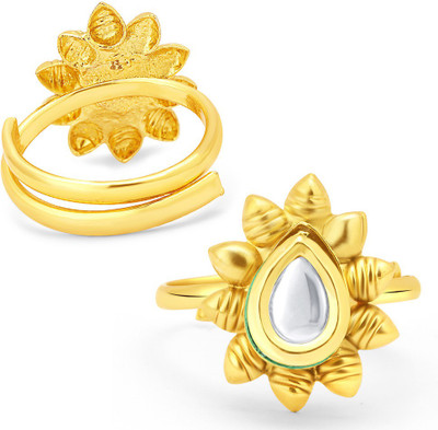 

Sukkhi Attractive Alloy Gold-plated Plated Toe Ring Set