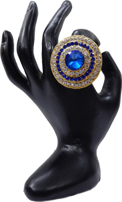 

Shree Bhawani Art Jewellery Zinc Ring, Blue