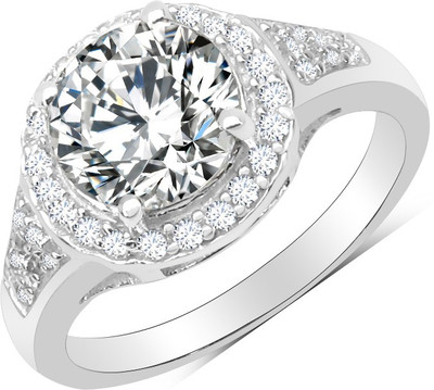 45% OFF on Johareez Sterling Silver Cubic Zirconia Rhodium Plated Ring 45% OFF on Johareez Sterling Silver Cubic Zirconia Rhodium Plated Ring