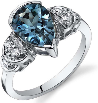 

Kiara Jewellery Sterling Silver Swarovski Zirconia Rhodium Plated Ring, White