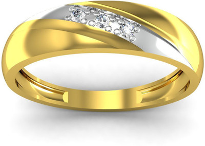 

AG Jewellery Jammu Sterling Silver Diamond Ring, Yellow