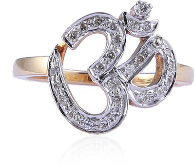 

Jisha The "OM" 14kt Diamond Yellow Gold ring