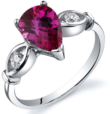 

Kiara Jewellery Sterling Silver Swarovski Zirconia Rhodium Plated Ring, White