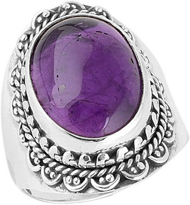

Jewels of Jaipur Silver Ring, Multicolor