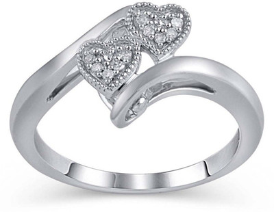 

Kiara Jewellery Silver Cubic Zirconia Rhodium Plated Ring