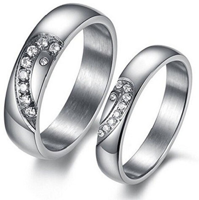 

Girlz! Crystal, Alloy, Metal Ring, Silver