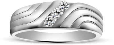 

Anopchand Tilokchand Jewellers Silver Cubic Zirconia Gold-plated Plated Ring