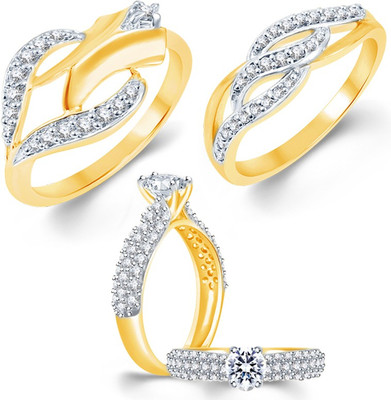 

Sukkhi Exotic Alloy Gold-plated Plated Ring Set