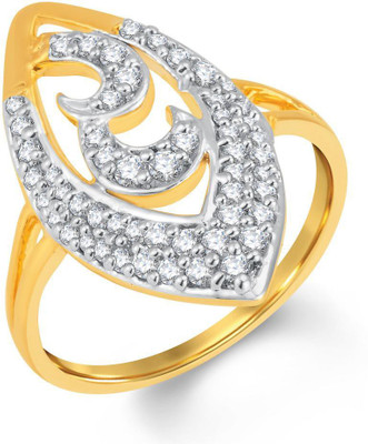 

Sukkhi Alloy Gold-plated, Rhodium Plated Ring, White;gold
