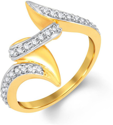 

Sukkhi Alloy Gold-plated, Rhodium Plated Ring, White;gold