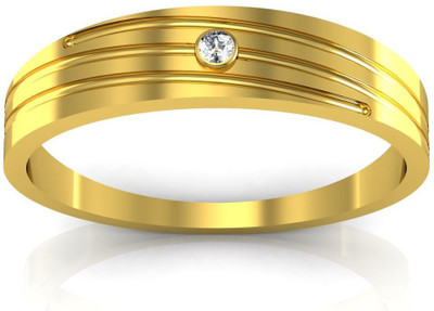

AG Jewellery Amruta Sterling Silver Diamond Ring, Yellow