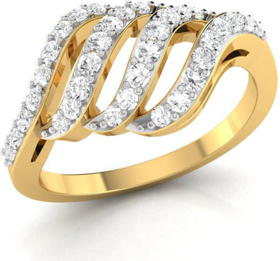 

Ciemme Sterling Silver Cubic Zirconia Gold-plated Plated Ring, Yellow