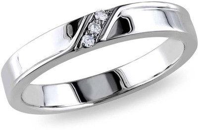 

Kiara Jewellery Sterling Silver Swarovski Zirconia Rhodium Plated Ring, White