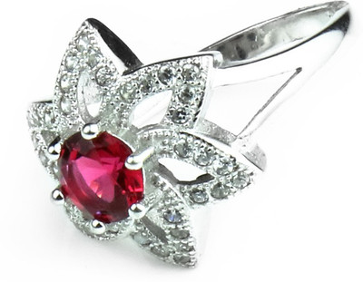 

Swank Silver Elegant Exclusive Sterling Silver Ring, Multicolor