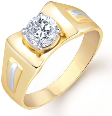

Sukkhi Alloy Cubic Zirconia Gold-plated, Rhodium Plated Ring, Gold;white