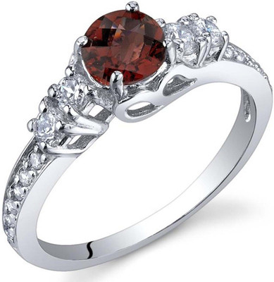 

Kiara Jewellery Sterling Silver Swarovski Zirconia Rhodium Plated Ring, White
