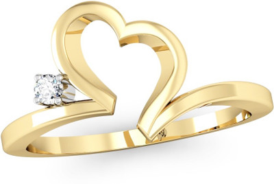 

Vachya Glory 14kt Diamond Yellow Gold ring(Yellow Gold Plated)