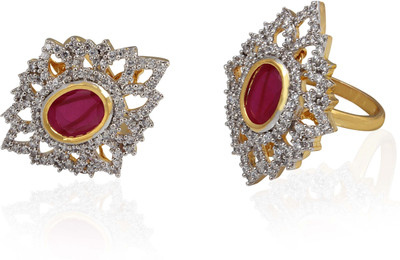 50% OFF on Heena Jewellery Alloy, Brass Gold Plated Ring 50% OFF on Heena Jewellery Alloy, Brass Gold Plated Ring