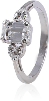 

Jisha Valentine Collection 14kt Cubic Zirconia White Gold ring