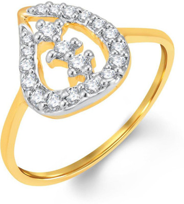 

Sukkhi Alloy Gold-plated, Rhodium Plated Ring, White;gold
