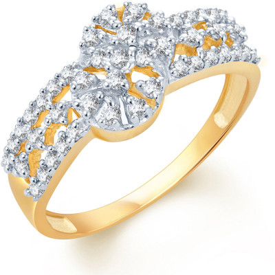 

Sukkhi Ravishing Alloy Cubic Zirconia Gold-plated, Rhodium Plated Ring, Gold;white