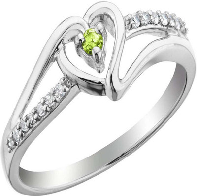

Kiara Jewellery Sterling Silver Swarovski Zirconia Ring, White