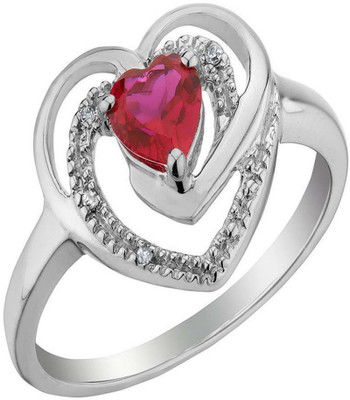 

Kiara Jewellery Sterling Silver Swarovski Zirconia Ring, White