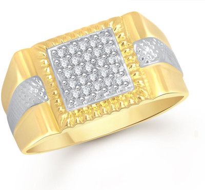 

Meenaz Alloy Cubic Zirconia Ring, Gold
