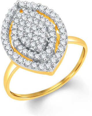 

Sukkhi Alloy Gold-plated, Rhodium Plated Ring, White;gold