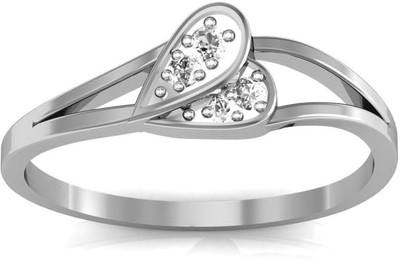 

AG Jewellery Pratiksha Sterling Silver Diamond Ring, White