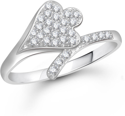 

Meenaz Alloy Cubic Zirconia Ring, White