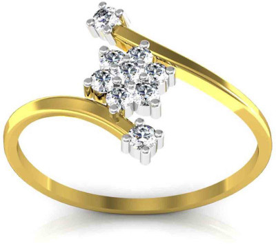 

Avsar Patana 14kt Swarovski Crystal Yellow Gold ring