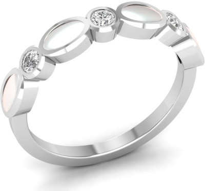 

ICR Jewels Silver Cubic Zirconia Sterling Silver Plated Ring