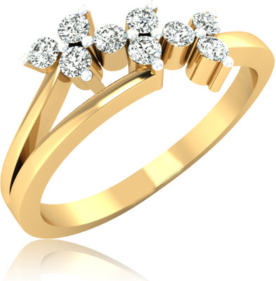 31% OFF on Forever Carat Bold 14kt Diamond Yellow Gold ring