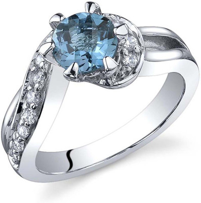 

Kiara Jewellery Sterling Silver Swarovski Zirconia Rhodium Plated Ring, White