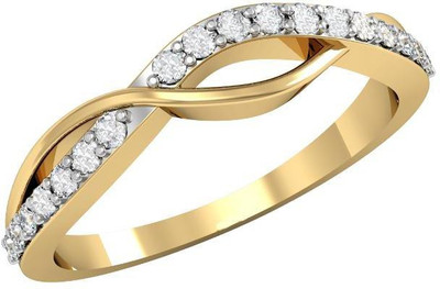 

Vachya Glory 18kt Diamond Yellow Gold ring(Yellow Gold Plated)