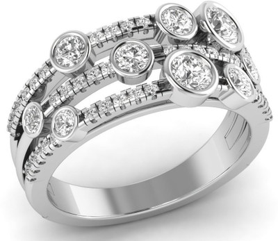 

ICR Jewels Sterling Silver Cubic Zirconia Sterling Silver Plated Ring