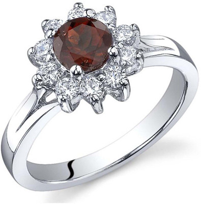 

Kiara Jewellery Sterling Silver Swarovski Zirconia Rhodium Plated Ring, White