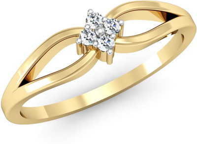 

Vachya Glory 18kt Diamond Yellow Gold ring(Yellow Gold Plated)