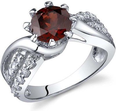 

Kiara Jewellery Sterling Silver Swarovski Zirconia Rhodium Plated Ring, White