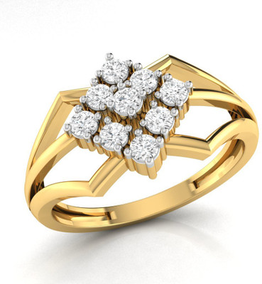 

Ciemme Sterling Silver Cubic Zirconia Gold-plated Plated Ring, Yellow