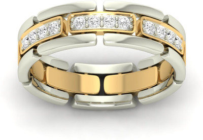 

Jewels5 Jamie 18kt Diamond Yellow Gold, White Gold ring(Rhodium Plated)